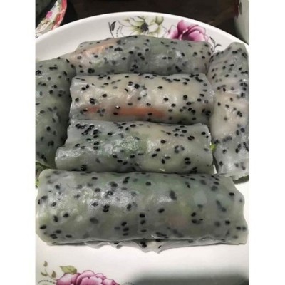 Export Black Sesame Rice Paper From Vietnam For Spring Roll And Snack